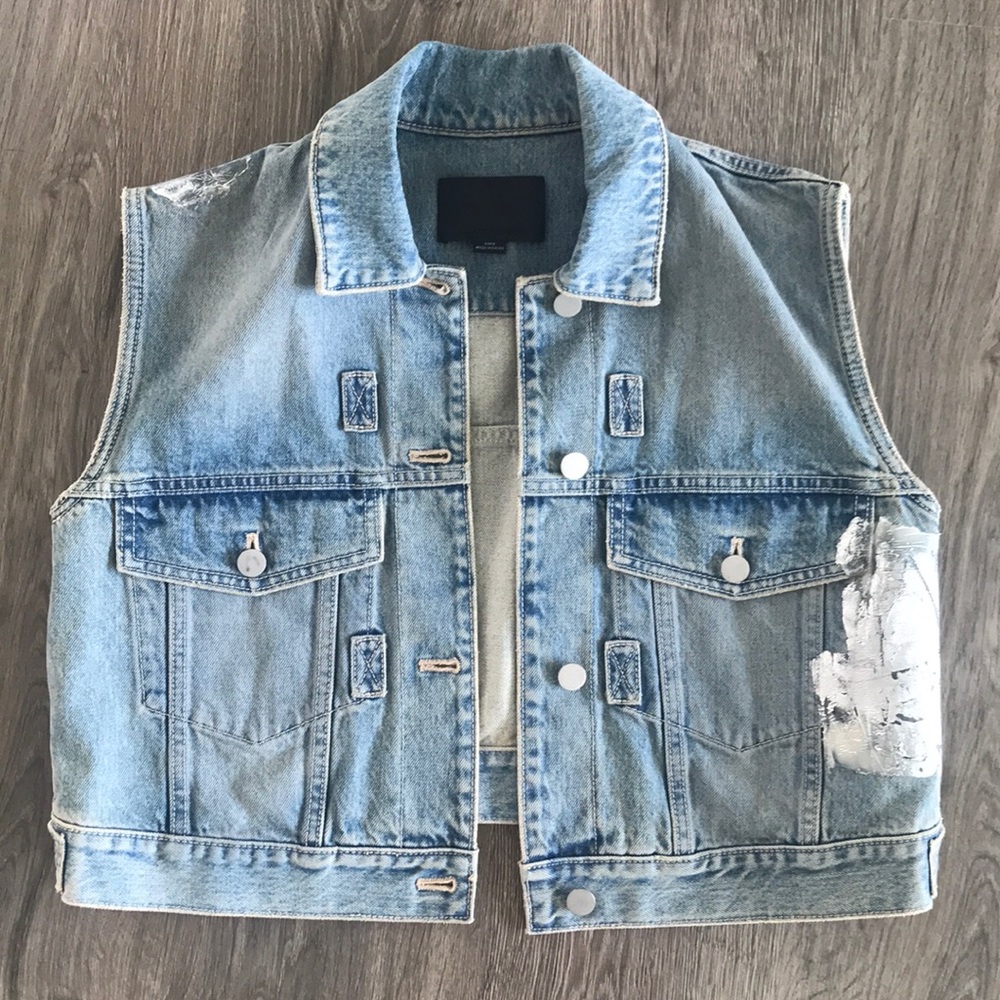 Alexander Wang Denim Vest - Size 2